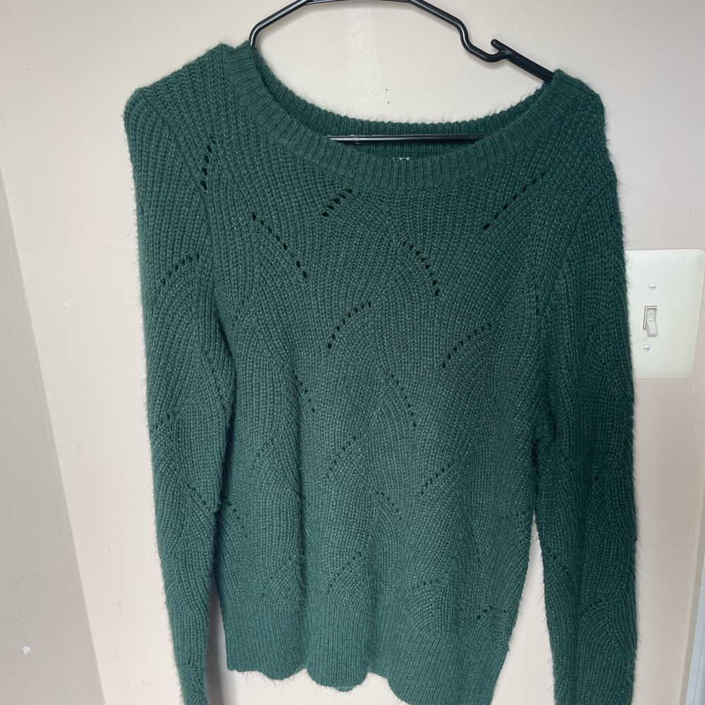 Forrest green sweater
